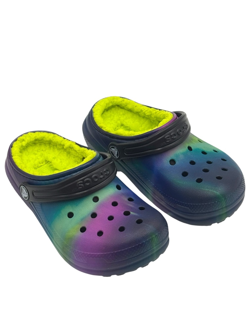 Crocs Kids' Classic Fleece Lined Clogs Size c11